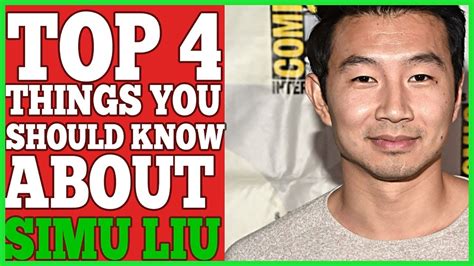 Throughout simu liu's career, representation has been a regular theme he's championed. Top 4 Things You Should Know About Simu Liu - YouTube