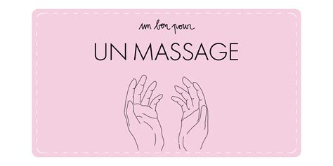 Un bon pour un soin, un massage pour prendre du temps pour moi après la naissance du petit!! Un massage - Vite, un cadeau de dernière minute ! - Elle
