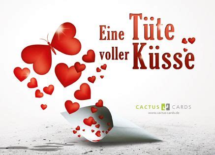 Liebe paar beziehung küssen frau mann romantik umarmung glück. Eine Tüte voller Küsse, Postkarte | Lieb Süss