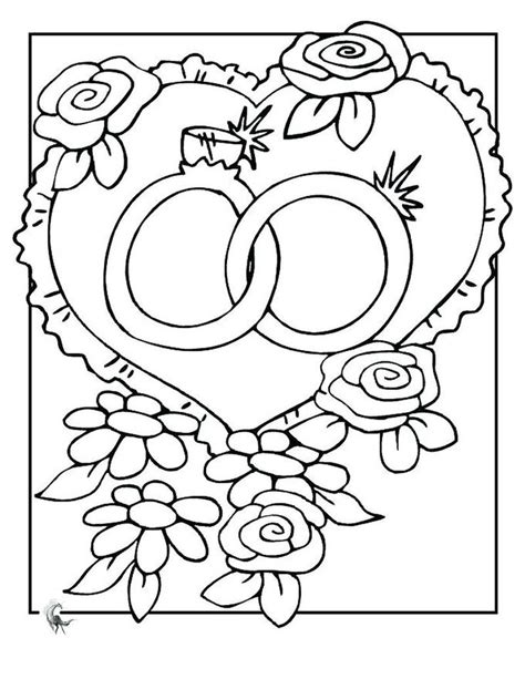 Print the worksheet about weddings and complete the exercises to help you practise your english! Best Wedding Coloring Pages Ideas | Wedding coloring pages ...