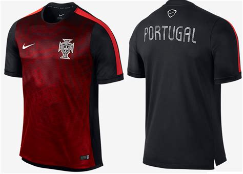 Nike portugal pre match shirt 2020 mens jersey black football soccer top. Portugal 2015 nouveaux maillots de football