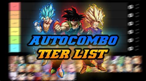 Dragon ball fighterz tier list (with gogeta ssj4). Auto Combo Tier list | Dragon Ball FighterZ - YouTube