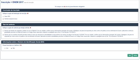 A inscrição enem 2021 dá direito a participação em diversos programas de estudos que também quem participa do enem 2021 cursando a 1° ou 2° série do ensino médio, utiliza a nota apenas para. Enem 2017: participantes têm dificuldade para conseguir isenção da taxa