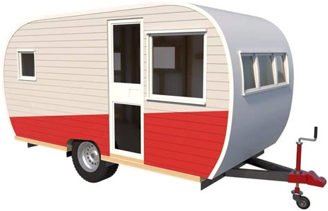 He bought 4 x 8 sheets and used elmer's exterior wood glue to offset the seam. Diy Camper Trailer Kitchen Ideas Storage Build Camping Plans Door Designs Free Small Slide Out ...