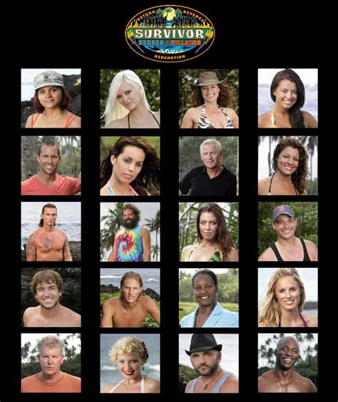 This season featured twenty previous contestants returning as either 'heroes' or heroes vs. PG Survivor Ranking: Heroes VS Villains by pgcool on ...