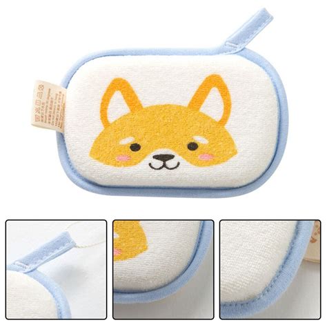 Length width height:10.7 7 3.7cm. High Quality Baby Bath Brush Super Soft Infant Bath Sponge ...