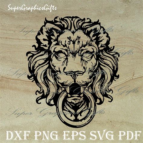 Free Free 60 Half Lion Head Svg SVG PNG EPS DXF File