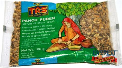 To utter a low, murmuring, continued sound, as a cat does when pleased. TRS Panch Puren Exotic Spice Mix 100g | Everest Cash & Carry