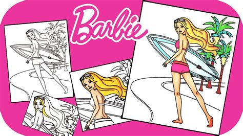 You can use our amazing online tool to color and edit the following surfing coloring pages. Barbie Surfer Coloring Book | Merliah Summers | Art Colors ...