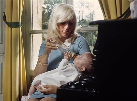 Sylvie vartan was one of the first rock girls in france. Sylvie Vartan at her home, at the Château de Gagny in ...