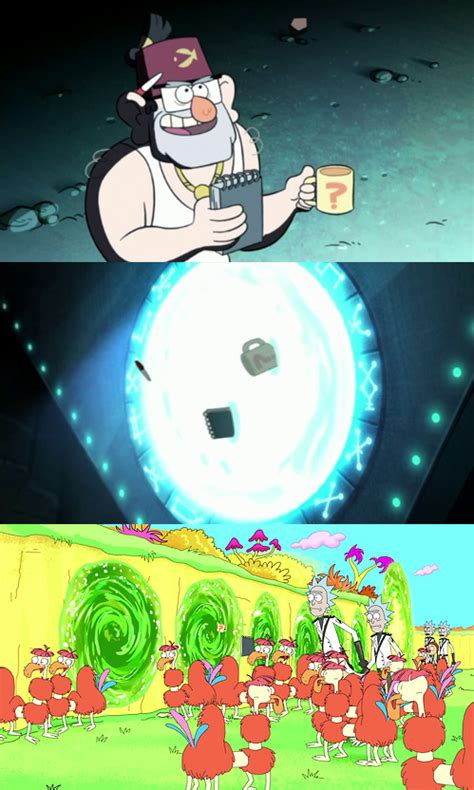 This is the first time in a long time i've had time to really. Gravity Falls and Rick and Morty are connected | Gravity ...