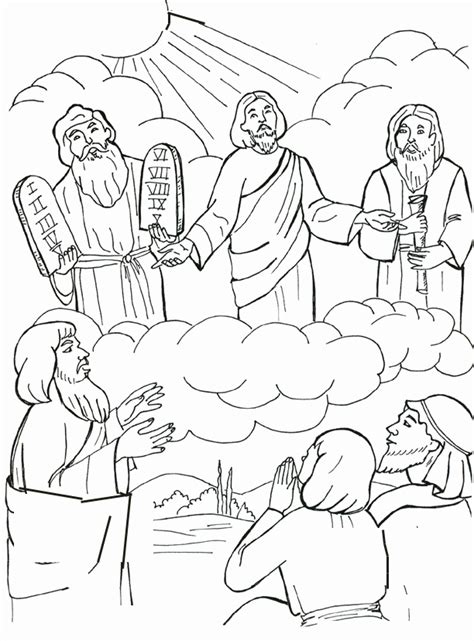 Here is the collect for the day: Jesus Transfiguration Coloring Page - Coloring Home