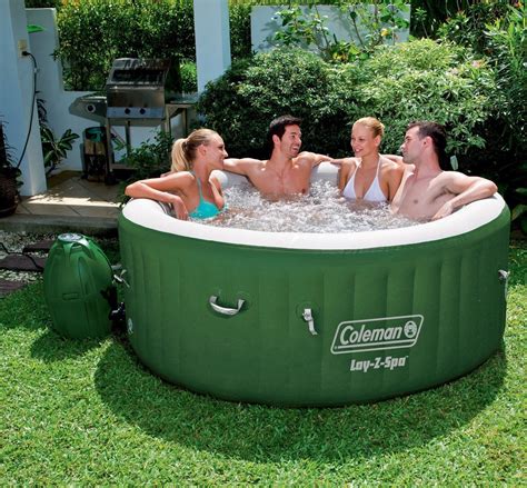 A smaller inflatable hot tub results in not as much energy consumption, and lower bills! Coleman SaluSpa Inflatable Hot Tub (Detailed Review ...