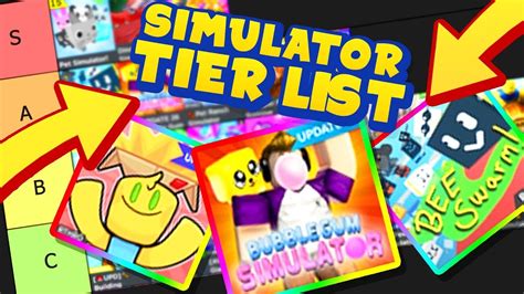 If you're looking for some other recommendations, you should give our list of the best roblox. Top Simulator TIER LIST in Roblox! - YouTube