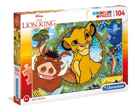 See all the product information. Disney Lion King - 104 pcs - Supercolor Puzzle - Clementoni