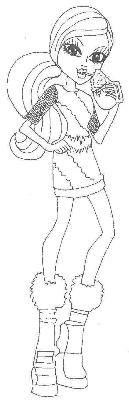 More monster high baby coloring pages. Free Printable Monster High Coloring Pages: Abbey ...