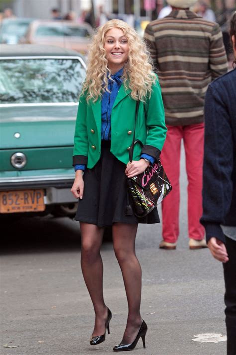 Long legs in shiny pantyhose and high heels. Anna Sophia Robb in pantyhose - http://stockings-celebs ...