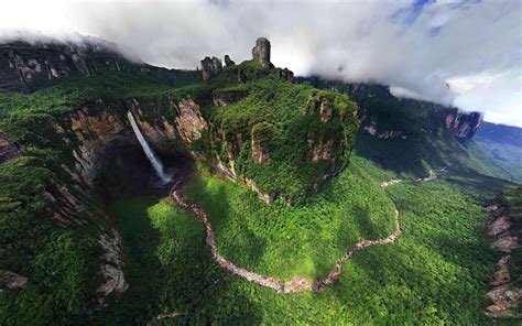 nature, Mountain, Landscape, River, Dragon Falls ...