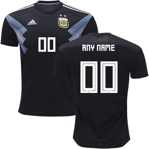 In 2014, argentina adopted a vertical striped model, in the style of football and field hockey representatives. ARGENTINA+MEN'S+2018-2019+WORLD+CUP+BLACK+Custom+JERSEY ...