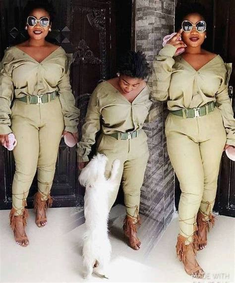 If you ever wondered how destiny etiko would look wearing the national youths service corps, (nysc) uniform, here's. They are getting more creative with the NYSC uniform (photos)