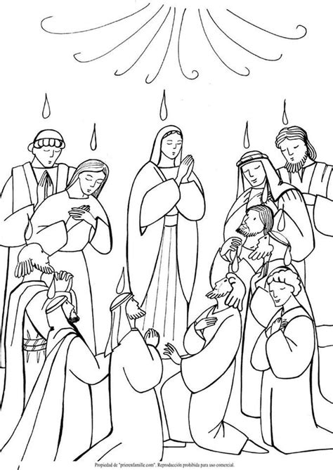 Pentecost is 50 days… read more »pentecost sunday coloring page Pin by Finer Femininity Leane VanderP on Catholic Coloring ...