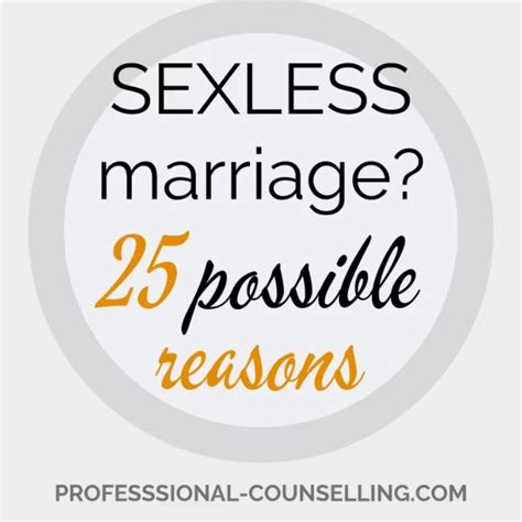 I hear from people all the time who say, but everything else is so. Discover the root cause of your sexless marriage and what ...