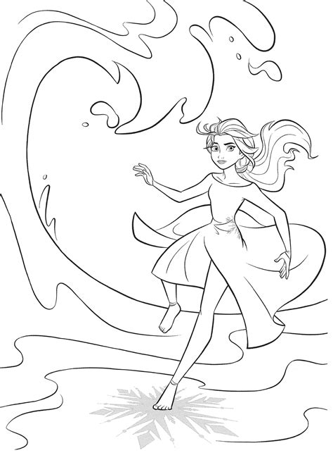 Print frozen coloring pages for free and color our frozen coloring! Kleurplaat Frozen 2 Paard