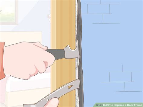 Once the wood glue is deep in the crack, wipe off any excess that may be dripping. Simple Ways to Replace a Door Frame: 11 Steps (with Pictures)
