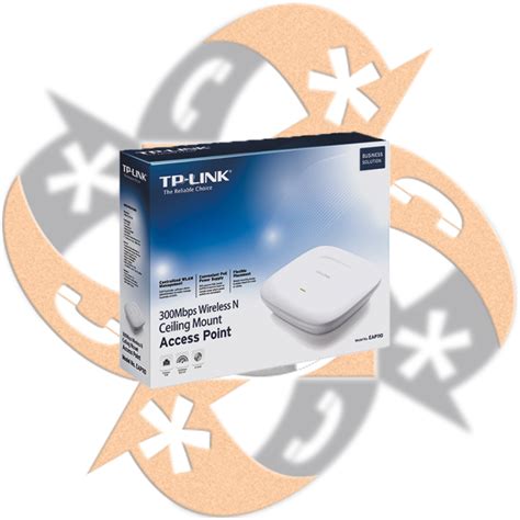Simple mounting design to easily mount to a wall or ceiling. TP-Link EAP110 - Wireless Ceiling Access Point