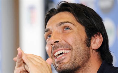 Gianluigi buffon sees the funny side of things. Gianluigi Buffon