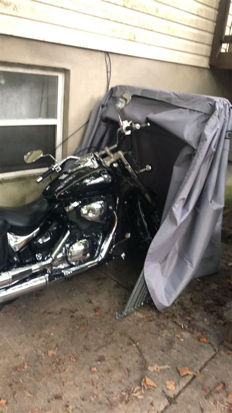 Motorcycle Shelter / Cover / Shed | Motorcycle storage ...