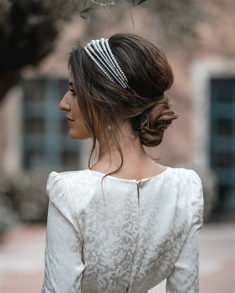 Accesorios para cabello de manualidades. Accesorios del pelo para novias que no quieren velo ni ...