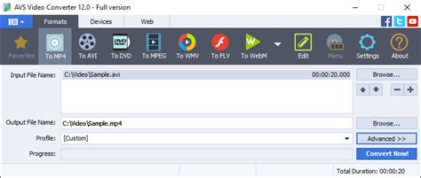 Wondershare uniconverter convert avi video to mp4, mov, mkv and 1000+ video/audio formats. How to Convert AVI to MP4 - AVS-Blog AVS-Blog