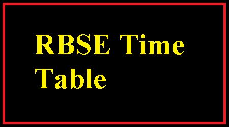 It can be checked on the. RBSE Time Table 2021: Rajasthan Board 10th/ 12th Exam ...