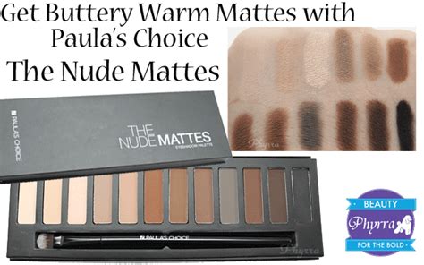 Facebook gives people the power to share and makes the world more open and connected. Paula's Choice Nude Mattes Palette Review