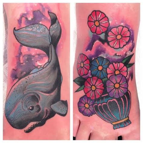 It's a pleasant diversion to keep your mind occupied and pass the time while you are getting electrolysis to remove those areas patches blankets of unwanted hair: Hitchhiker's Guide To The Galaxy foot tattoos by Jill Hollingsworth. - Yelp