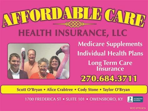 Apply to customer service representative, senior customer service representative, claims representative and more! About Us | Affordable Care Health Insurance, LLC | Owensboro, KY
