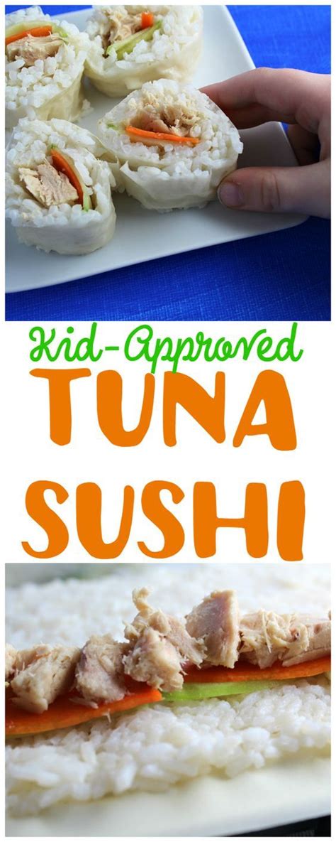 Some tuna now and then probably won't hurt. Kid-Approved Tuna Sushi | Recipe | Sushi for kids, Sushi ...