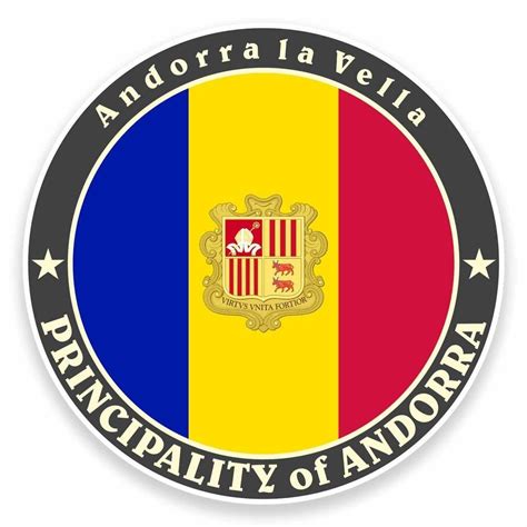 Search and share any place. 2 x Andorra la Vella Flag Vinyl Sticker #9506 in 2020 ...