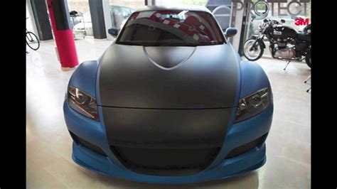 + tips on how to become a 3m. 3M Protect Car Wrap - Mazda Rx8 with new 3M Matte Blue ...