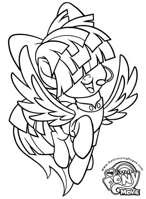 Mlp my little pony the movie coloring pages. Awesome My Little Pony The Movie Coloring Page Songbird ...