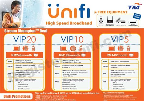 Sign up now and save up to rm200 on installation fee (limited time). TM Unifi Home Package