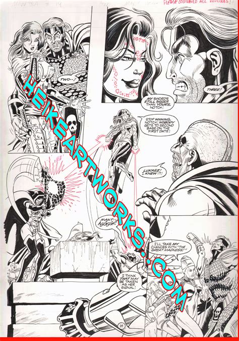 Malibu comics ultraverse trading card art, mantra. Mantra issue #14 , page 19--Malibu Comics · Heike Artworks · Online Store Powered by Storenvy