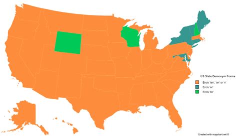 2.2 gpo sea of phoeyu map locations. A Map showing the US GPO approved US state demonyms ...