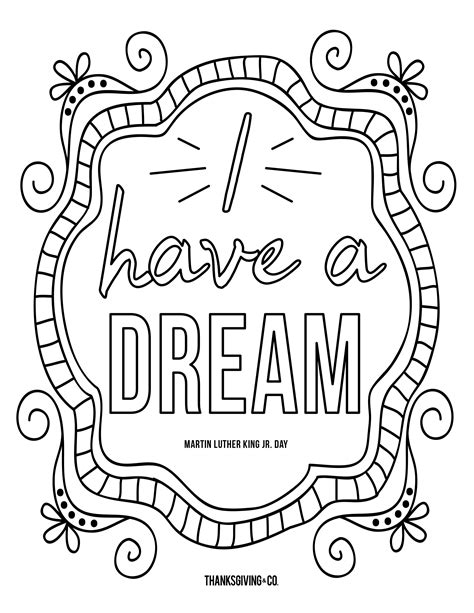 Share these fun Martin Luther King Jr. coloring pages with your children and help teach them the ...