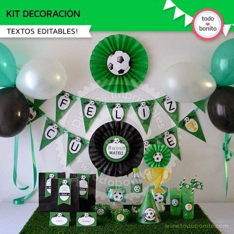 Felicitamos a nuestros hermanos de @chapecoensereal por su aniversario #48. Fútbol: decoración de fiesta para imprimir | Decoración de ...