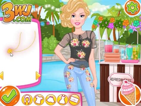 Los juegos de tu muñeca favorita, barbie, te están esperando en macrojuegos. BARBIE'S SUMMER WISHLIST juego online en JuegosJuegos