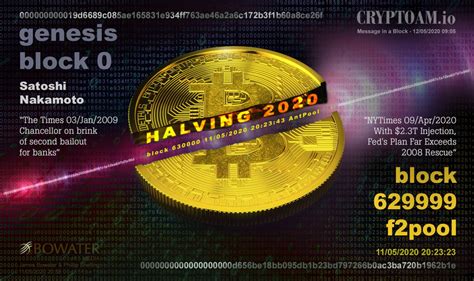 The second halving in 2016 was highly anticipated, as is the one now approaching, with coindesk others argue that given the predictability of bitcoin's halving schedule, this change in the minting. Embedded Bitcoin halving message : CoinCompass