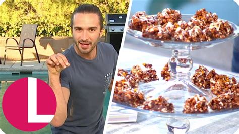 Fold egg whites into chocolate mixture in 2 additions; Joe Wicks' Feel Good Food - Chocolate Orange Popcorn ...