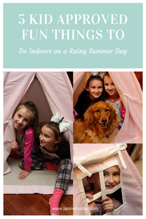 Maybe you would like to learn more about one of these? 5 Kid Approved Fun Things to Do Indoors on a Rainy Summer Day